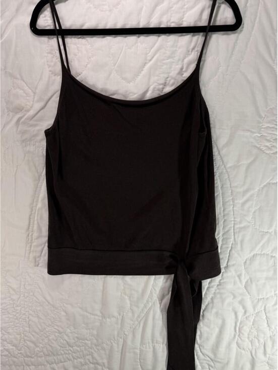 Banana Republic Tops - Banana Republic Brown tank top with tie detail. Size XL